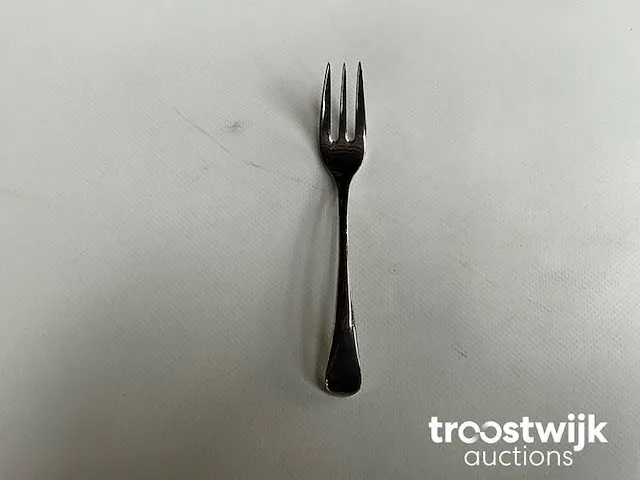 200 wmf onda gebaks / cocktail vorkjes 18/10 roestvrij staal 14cm - afbeelding 1 van  5