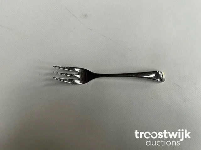 200 wmf onda gebaks / cocktail vorkjes 18/10 roestvrij staal 14cm - afbeelding 4 van  5