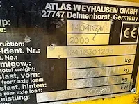 2000 atlas 1404 kzw spoorkraan banden graafmachine - afbeelding 19 van  26