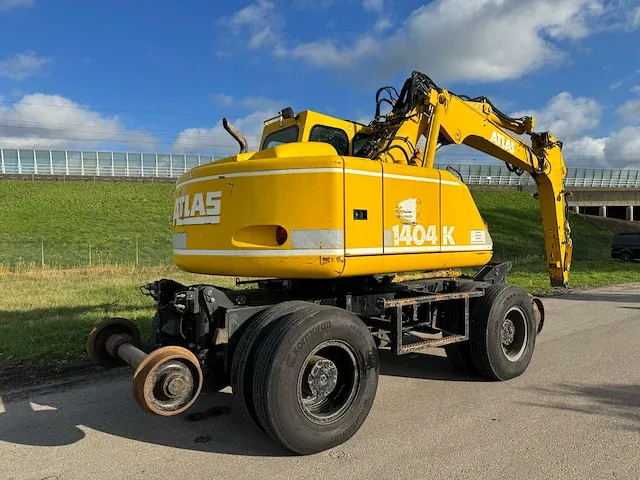 2000 atlas 1404 kzw spoorkraan banden graafmachine - afbeelding 22 van  26