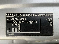 2000 audi tt roadster personenauto - afbeelding 50 van  54