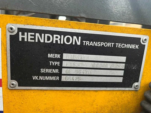2000 baumann evs 30-28/14-108/55st zijlader - afbeelding 7 van  15