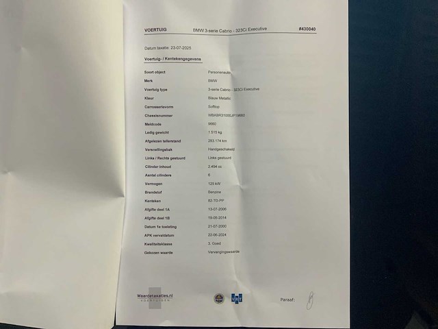 2000 bmw 3-serie cabrio 323ci executive personenauto - afbeelding 40 van  42