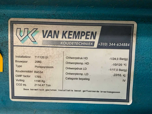 2000 bock fx16/2051 chiller koelinstallatie - afbeelding 11 van  11