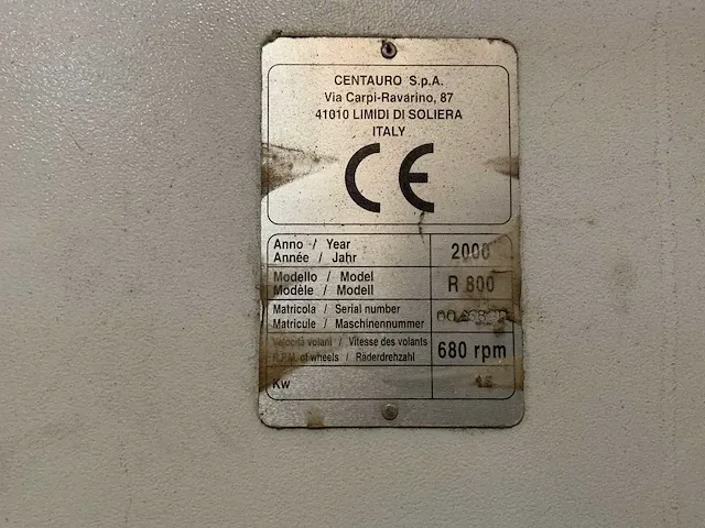 2000 centauro r 800 herzaag - afbeelding 3 van  11