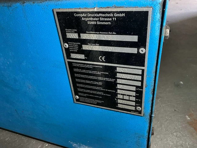 2000 compair regatta 200 schroefcompressor - afbeelding 3 van  11