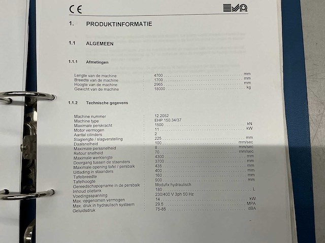 2000 darley ehp 150 43/37 cnc-kantbank - afbeelding 40 van  45