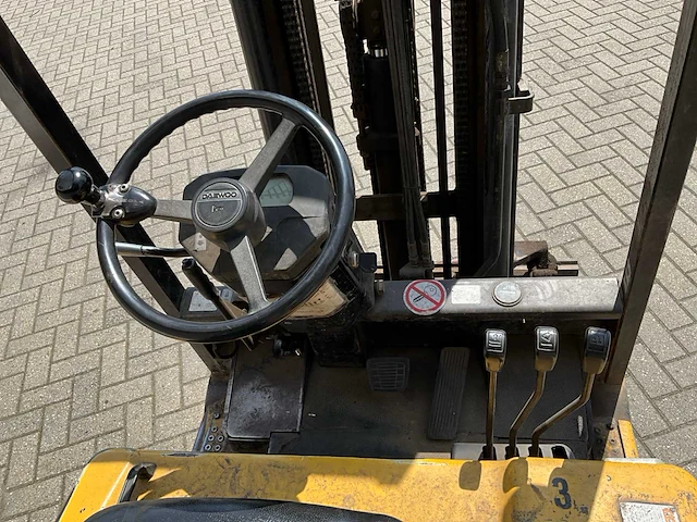2000 deawoo b18t-2 vorkheftruck - afbeelding 13 van  14