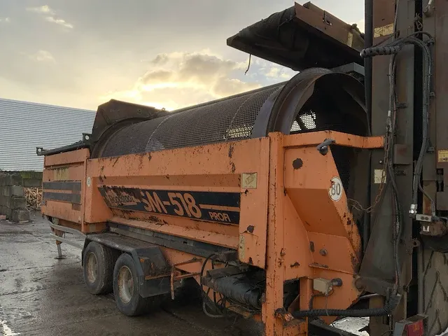 2000 doppstadt sm 518 profi mobiele trommel zeefinstallatie - afbeelding 4 van  36