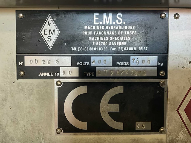 2000 e.m.s ct76/2 auto buizenhakker - afbeelding 15 van  22