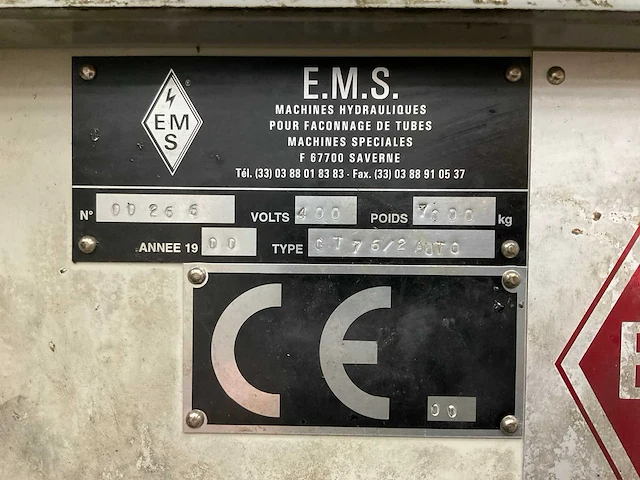 2000 e.m.s. ct76/2 ponsmachine - afbeelding 6 van  19