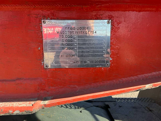 2000 feldbinder kip 63 3 bulk oplegger (75165-197) - afbeelding 4 van  13