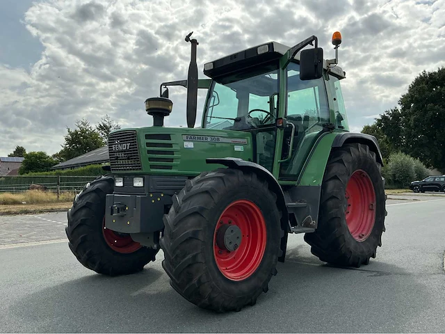 2000 fendt farmer 308 turbomatik vierwielaangedreven landbouwtractor - afbeelding 1 van  36