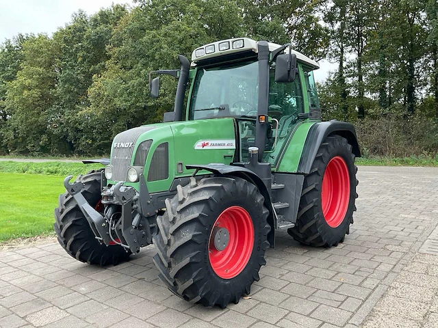 2000 fendt farmer 410 vario vierwielaangedreven landbouwtractor - afbeelding 1 van  43