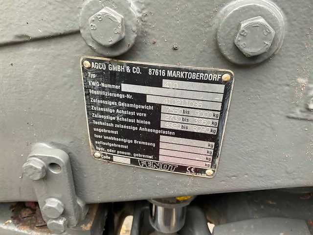 2000 fendt farmer 410 vario vierwielaangedreven landbouwtractor - afbeelding 11 van  43