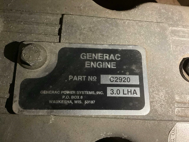 2000 generac 2000 stroomgenerator - afbeelding 12 van  15