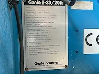 2000 genie z-30/20n hoogwerker - afbeelding 15 van  22