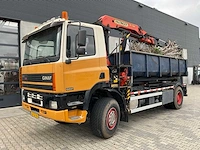 2000 ginaf m2223 vrachtwagen met kraanarm