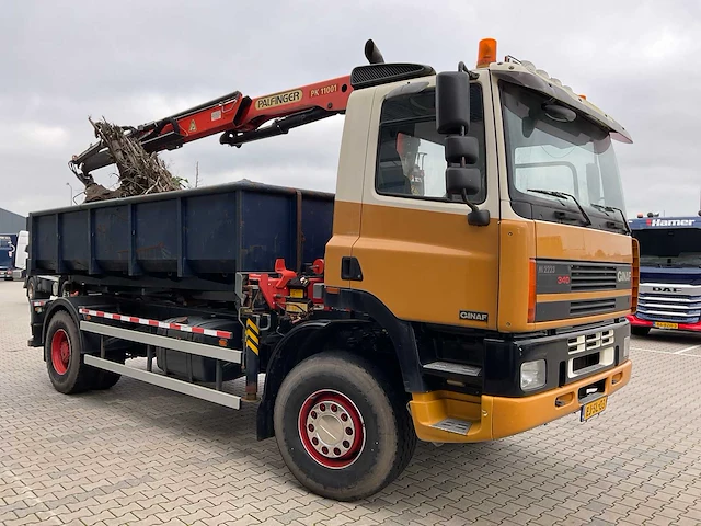 2000 ginaf m2223 vrachtwagen met kraanarm - afbeelding 23 van  32