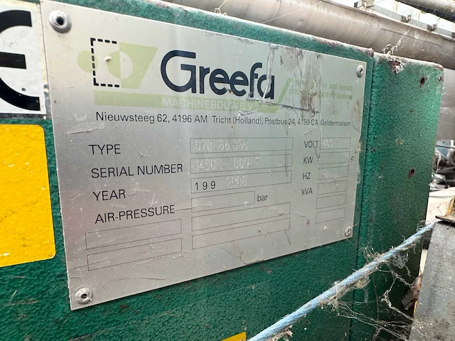 2000 greefa 070.166.660 sorteermachine - afbeelding 8 van  16