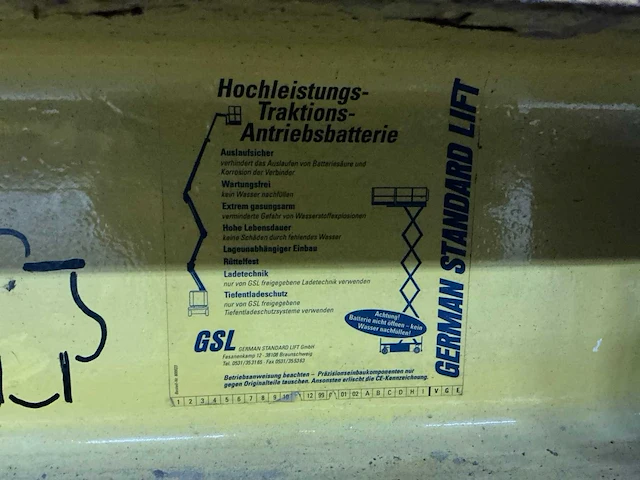 2000 gsl s205 e12 hoogwerker - afbeelding 4 van  29