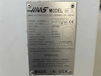 2000 haas vf-3 cnc universele bewerkingscentra - afbeelding 14 van  14
