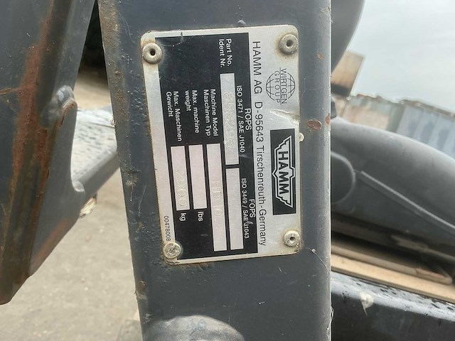 2000 hamm hd13 grondwals - afbeelding 42 van  47