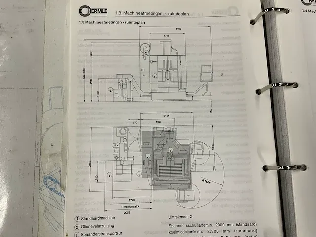 2000 hermle c800v cnc bewerkingscentra - afbeelding 31 van  37