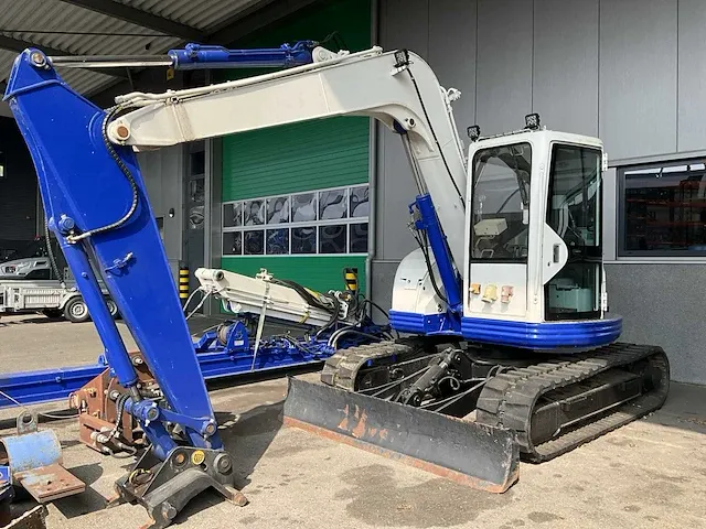 2000 hitachi ex75 ur rupsgraafmachine met heiinstallatie - afbeelding 1 van  45