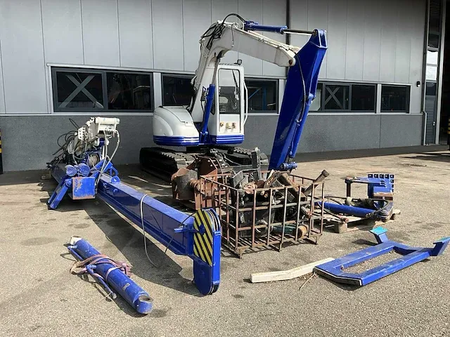 2000 hitachi ex75 ur rupsgraafmachine met heiinstallatie - afbeelding 12 van  45