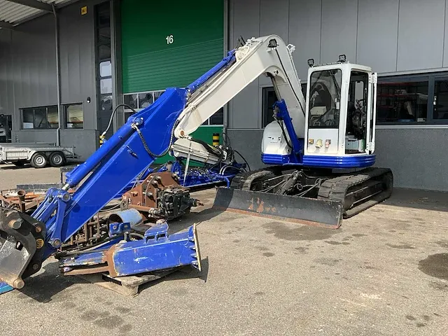 2000 hitachi ex75 ur rupsgraafmachine met heiinstallatie - afbeelding 42 van  45