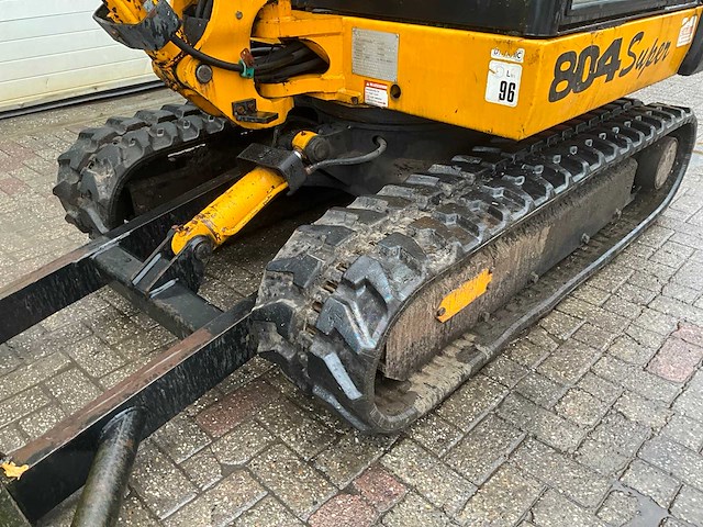 2000 jcb 804 super minigraafmachine - afbeelding 8 van  24