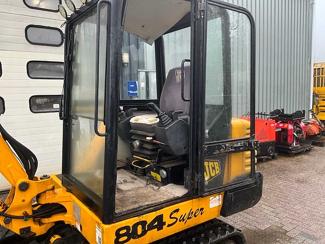2000 jcb 804 super minigraafmachine - afbeelding 11 van  24