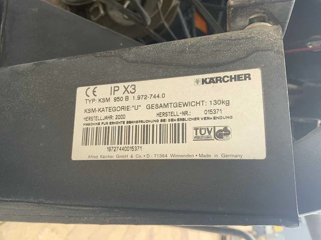 2000 kärcher ksm 950s veegmachine - afbeelding 5 van  13