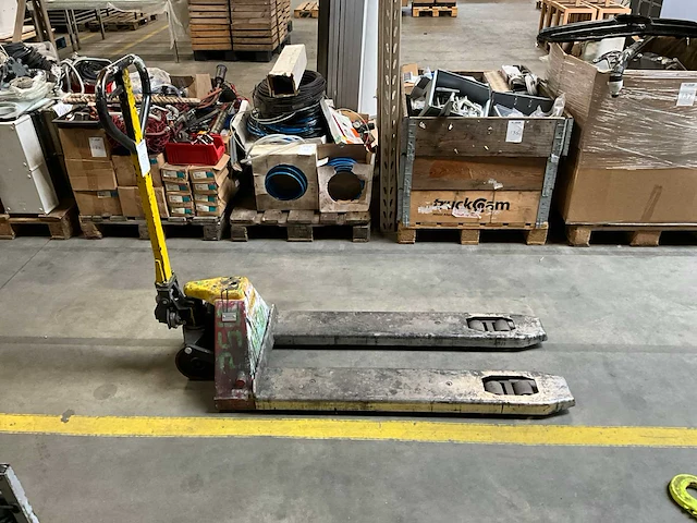 2000 kg hand hydraulische palletwagen - afbeelding 1 van  6