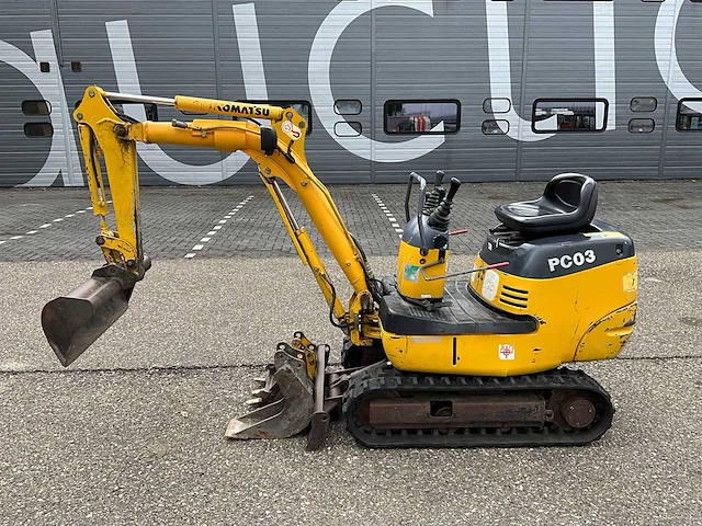 2000 komatsu pc03 minigraafmachine - afbeelding 12 van  25
