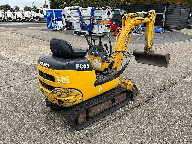 2000 komatsu pc03 minigraafmachine - afbeelding 21 van  25