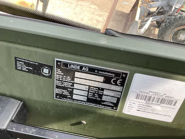 2000 linde 4130tl/4 vorkheftruck - afbeelding 7 van  26
