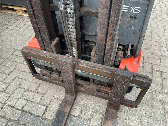 2000 linde e16 vorkheftruck - afbeelding 2 van  16