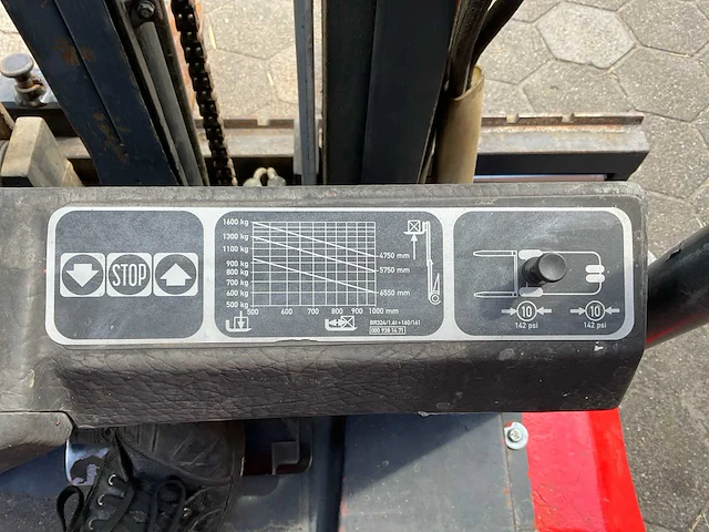 2000 linde e16s vorkheftruck - afbeelding 9 van  23