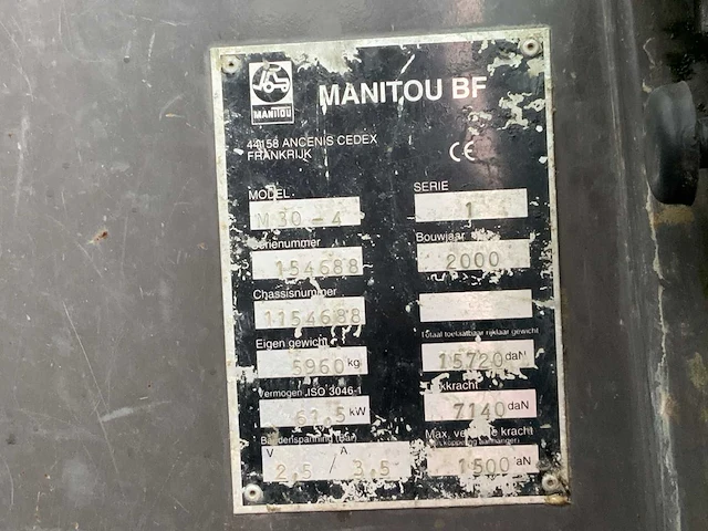 2000 manitou m-30 ruw terrein vorkheftruck - afbeelding 25 van  31