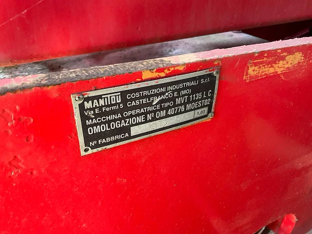 2000 manitou mvt 1135lc verreiker - afbeelding 10 van  19