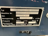 2000 matsuura mc-800vg2 cnc bewerkingscentrum - afbeelding 11 van  20