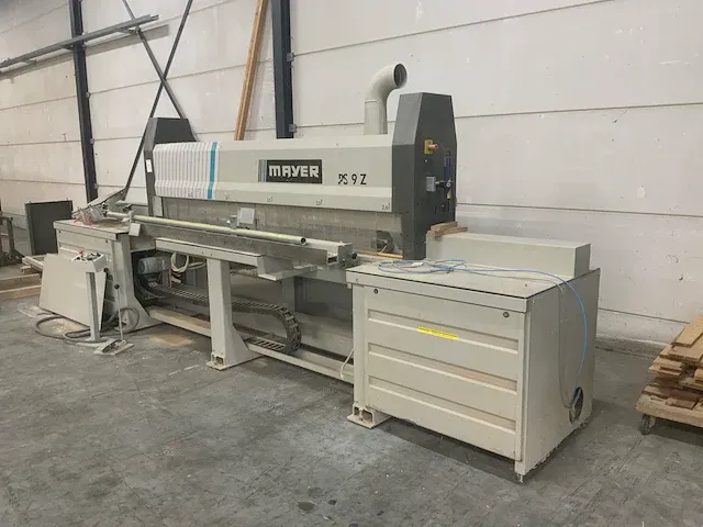2000 mayer ps9z platen opdeelzaagmachine - afbeelding 10 van  17