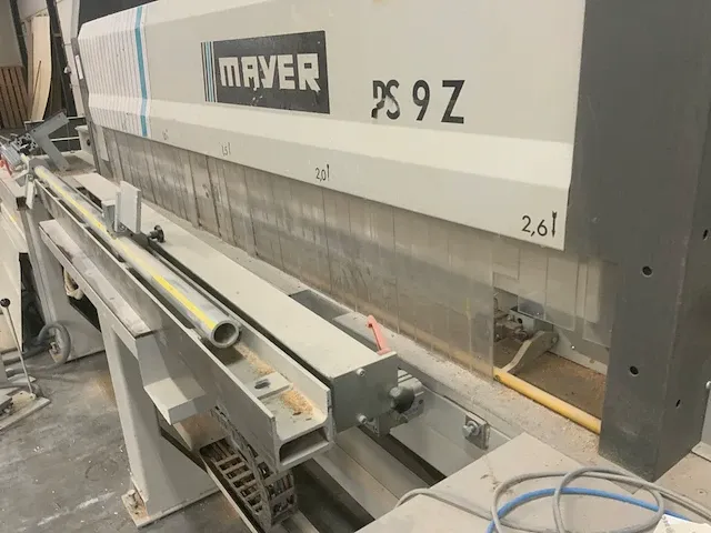 2000 mayer ps9z platen opdeelzaagmachine - afbeelding 11 van  17