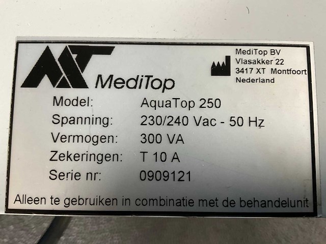 2000 meditop bv aquatop 250 oorspuit (3x) - afbeelding 7 van  9