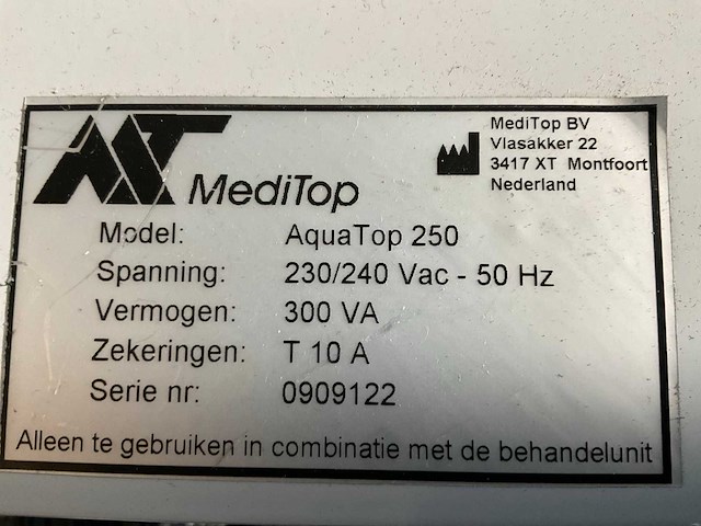2000 meditop bv aquatop 250 oorspuit (3x) - afbeelding 8 van  9