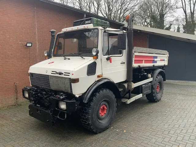 2000 mercedes-benz unimog 4x4 427-20 kipper tnx-63-p - afbeelding 23 van  40