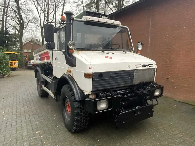 2000 mercedes-benz unimog 4x4 427-20 kipper tnx-63-p - afbeelding 34 van  40