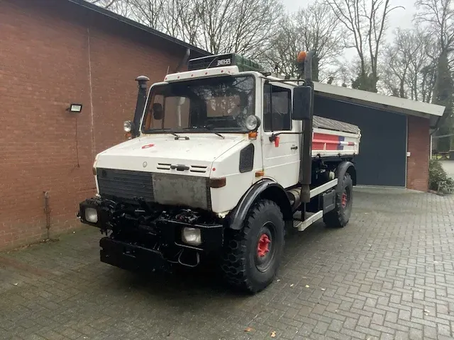 2000 mercedes-benz unimog 4x4 427-20 kipper tnx-63-p - afbeelding 37 van  40